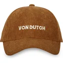 czapka-z-zakrzywionym-daszkiem-brazowa-regulowana-vel24-ca-od-von-dutch