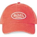 gorra-curva-naranja-ajustable-log-fla-de-von-dutch