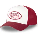 casquette-trucker-blanche-et-rouge-chil-von-dutch