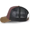 cappellino-trucker-bordeaux-nero-e-marrone-crew18-di-von-dutch