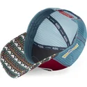 cappello-trucker-rosso-e-blu-eth03-di-von-dutch