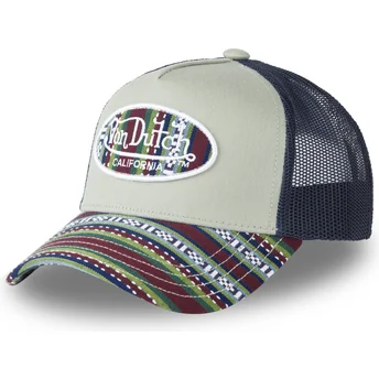 Καπέλο τύπου trucker πράσινο και μπλε ETH04 της Von Dutch