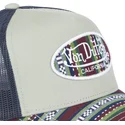 czapka-trucker-zielono-niebieska-eth04-od-von-dutch