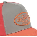 von-dutch-flam-grey-and-orange-trucker-hat