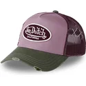 gorra-trucker-rosa-y-verde-kabu-de-von-dutch