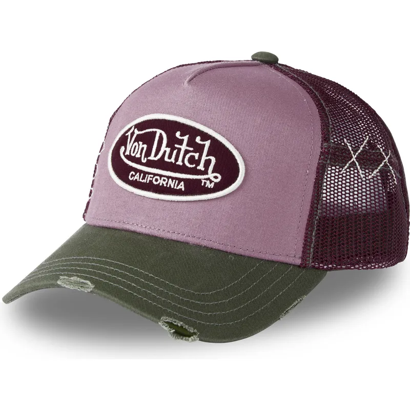 gorra-trucker-rosa-y-verde-kabu-de-von-dutch