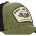 casquette-trucker-verte-et-noire-kak-von-dutch