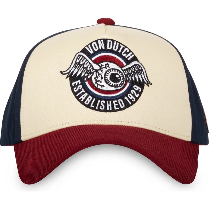petten-gebogen-meerkleurig-snapback-vint02-van-von-dutch