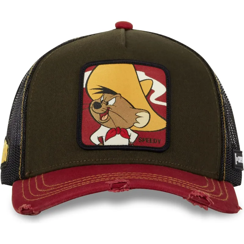 gorra-trucker-gron-og-rod-speedy-gonzales-loo10-spe-looney-tunes-fra-capslab