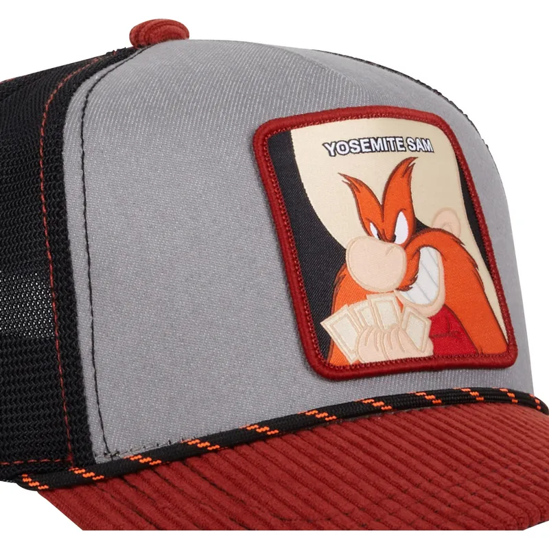 trucker-cap-grau-schwarz-und-rot-sam-bigotes-loo10-sam-looney-tunes-von-capslab