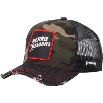 Casquette trucker camouflage et noire Merry Melodies LOO10 FOL Looney Tunes Capslab