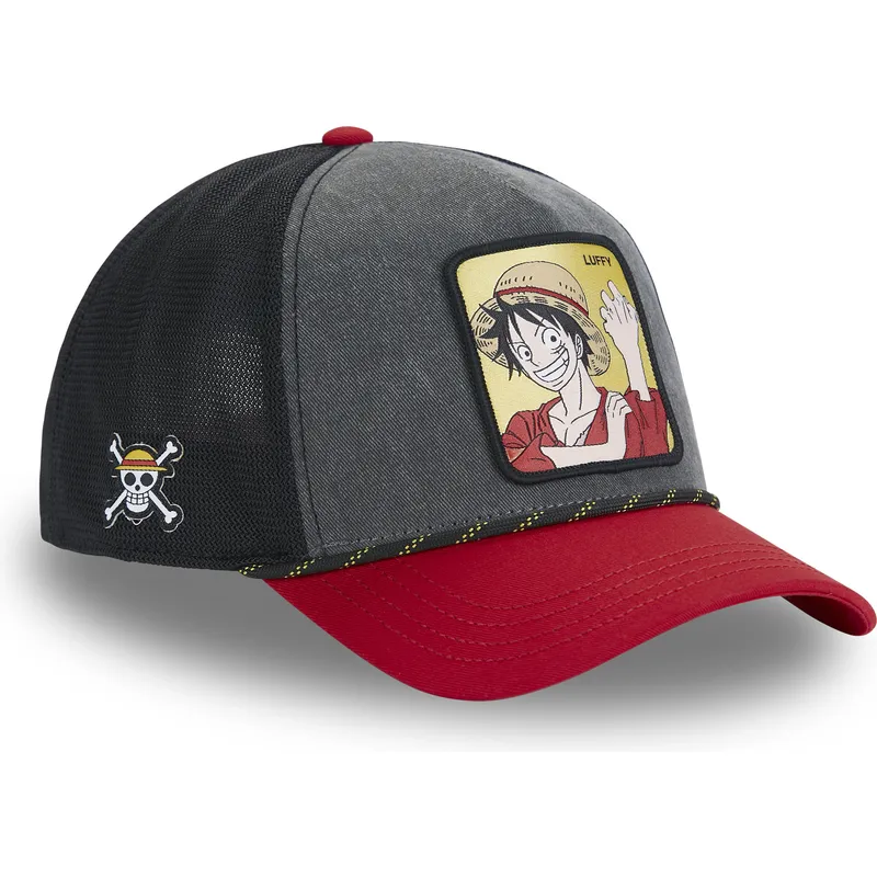 petten-gebogen-zwart-snapback-op4-mug-monkey-d-luffy-one-piece-van-capslab
