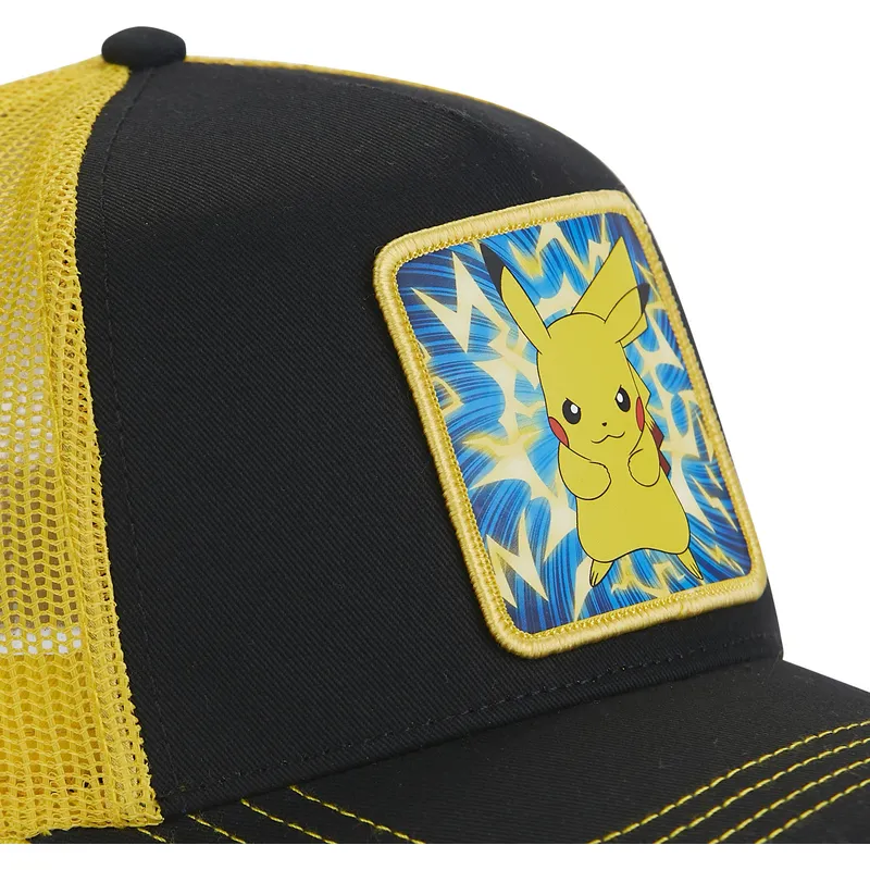 czapka-trucker-czarna-i-zolta-pikachu-pmk5-thu-pokemon-od-capslab