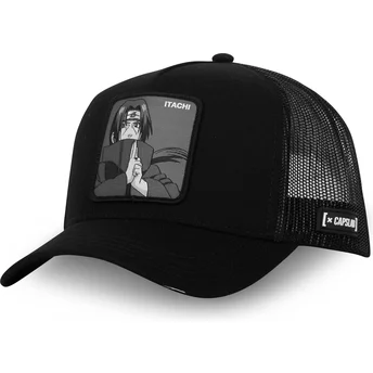 Petten gebogen zwart snapback Itachi Uchiha ITA CT Naruto Itachi Uchiha Naruto van Capslab