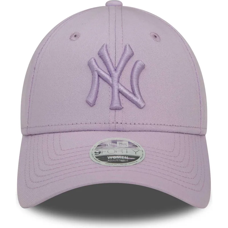 petten-gebogen-violet-verstelbare-band-9forty-league-essential-van-new-york-yankees-mlb-van-new-era