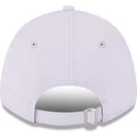 new-era-new-york-yankees-mlb-9forty-league-essential-justerbar-lilla-kasket-med-buet-skygge-og-lilla-logo-til-kvinder