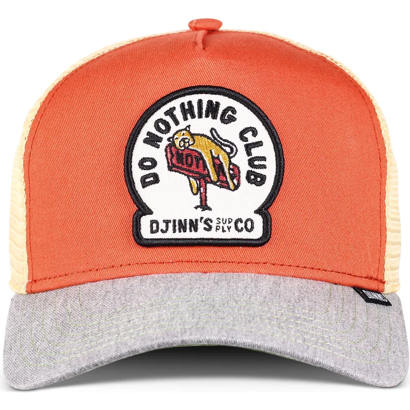 trucker-kasket-orange-og-gra-do-nothing-club-hft-dnc-11-fra-djinns