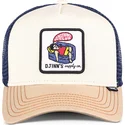 beige-og-bla-trucker-kasket-do-nothing-club-hft-dnc-12-fra-djinns