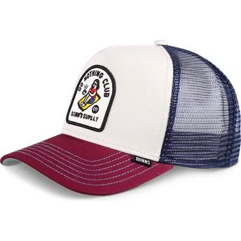 Casquette trucker grenat et bleue Do Nothing Club HFT DNC 1.3 Djinns