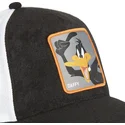 capslab-daffy-duck-daf2-ct-looney-tunes-black-and-white-trucker-hat