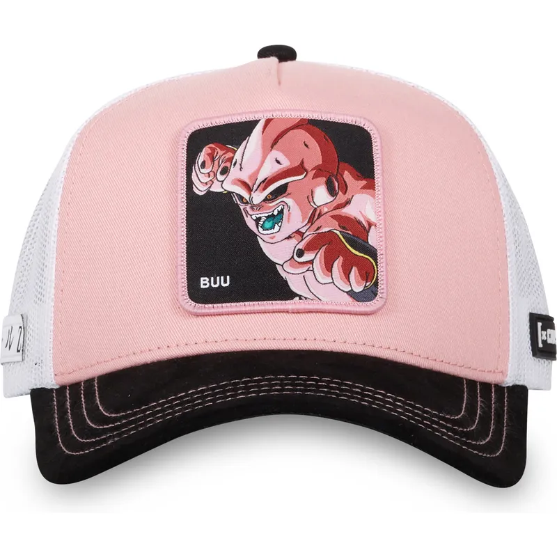 petten-gebogen-roze-snapback-dbz8-kid-buu-dragon-ball-van-capslab