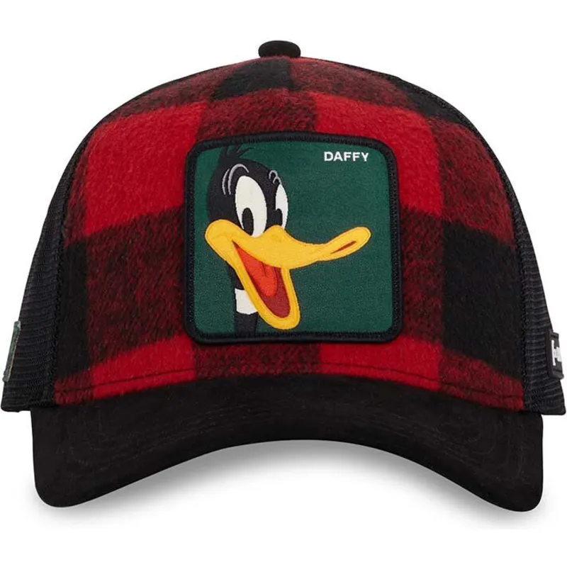 petten-gebogen-rood-snapback-loo10-lum-daffy-duck-looney-tunes-van-capslab