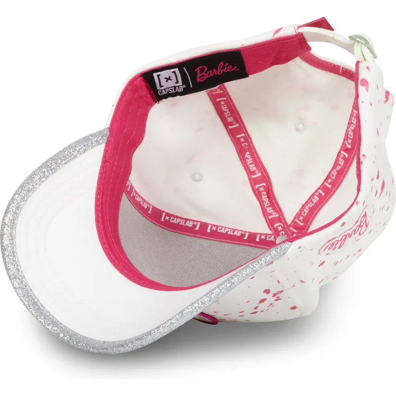 cappello-curvo-bianco-e-grigio-regolabile-bar2-barbie-di-capslab