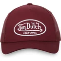 von-dutch-lof-b11-red-adjustable-trucker-hat