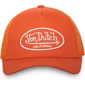 orangefarbene-verstellbare-trucker-kappe-lof-b12-von-von-dutch