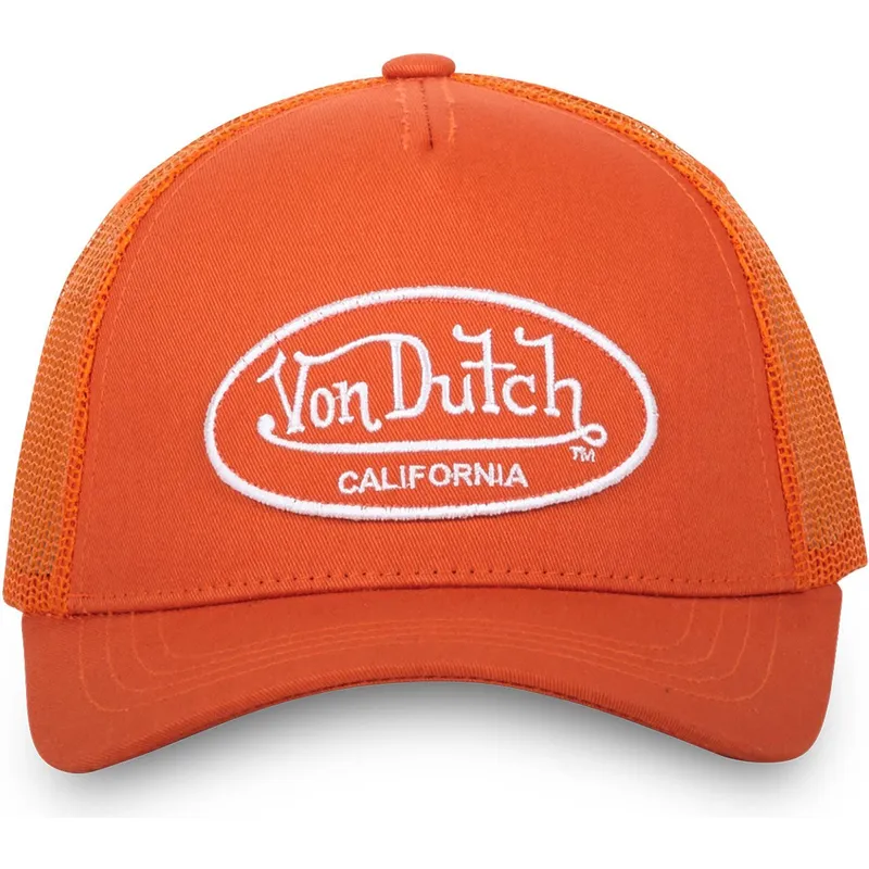 regulowana-pomaranczowa-czapka-trucker-lof-b12-marki-von-dutch
