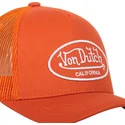 cappellino-trucker-arancione-regolabile-lof-b12-di-von-dutch