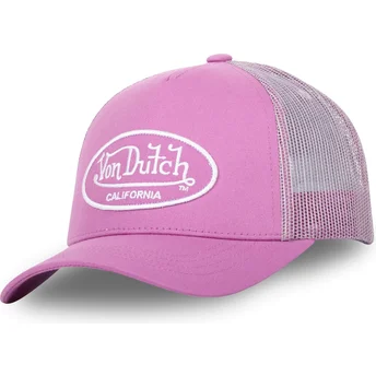 Justerbar rosa truckerkeps LOF B13 från Von Dutch