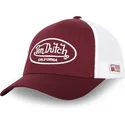 casquette-trucker-rouge-et-blanche-ajustable-lof-b15-von-dutch