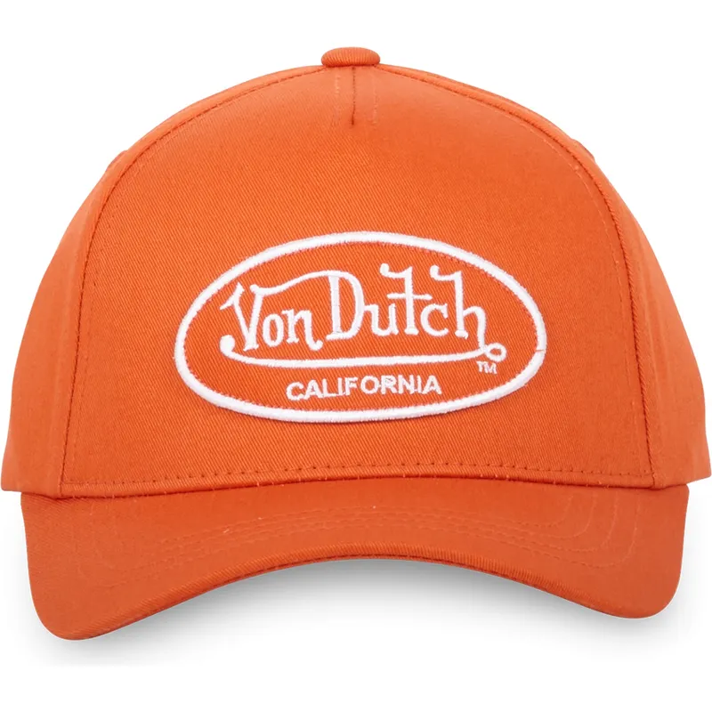 cappellino-visiera-curva-arancione-regolabile-lof-c11-di-von-dutch