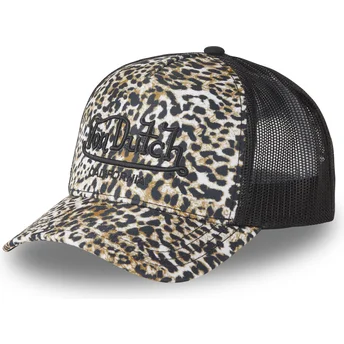 Petten gebogen luipaard snapback SAV van Von Dutch