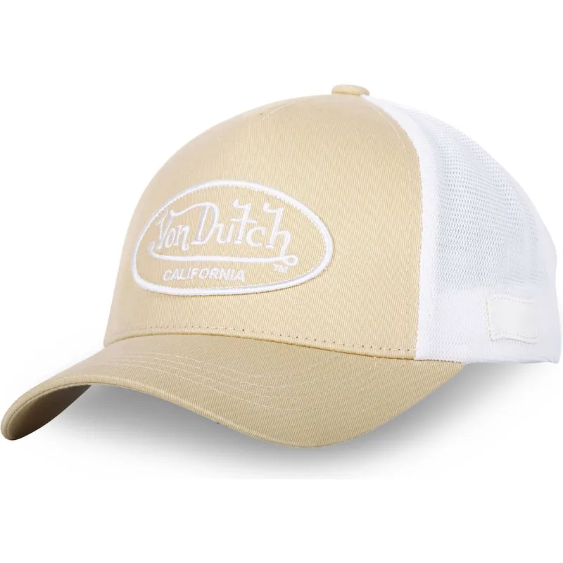 justerbar-beige-och-vit-truckerkeps-lof-b14-fran-von-dutch