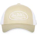 gorra-trucker-beige-y-blanca-ajustable-lof-b14-de-von-dutch