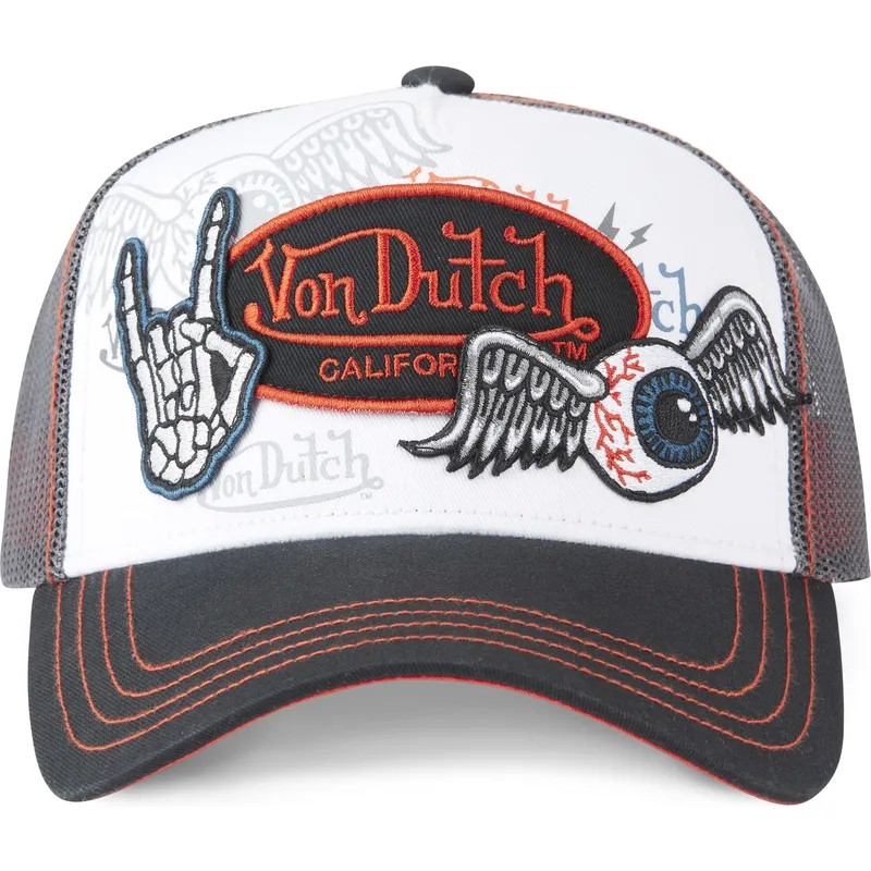 hvid-og-sort-trucker-kasket-patches04-fra-von-dutch