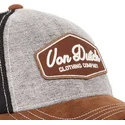 czapka-trucker-szara-czarna-i-brazowa-lea01-od-von-dutch