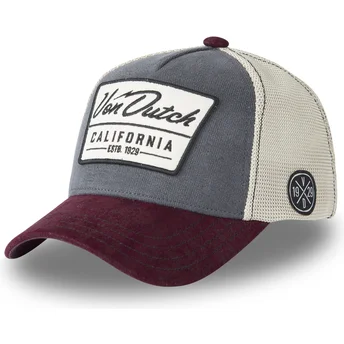 gorra-trucker-gris-y-granate-lea04-de-von-dutch