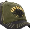 von-dutch-curved-brim-bad-cb-green-and-grey-adjustable-cap