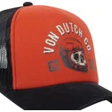 gorra-trucker-naranja-y-negra-crew17-de-von-dutch