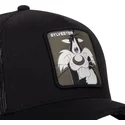 cappellino-trucker-nero-silvestre-loo10-syl-looney-tunes-di-capslab