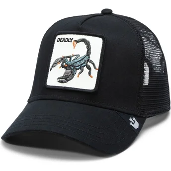 Casquette trucker noire Deadly The Deadliest Scorpion The Farm Goorin Bros.