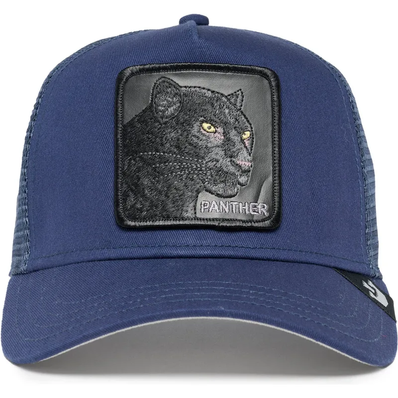 Cappello Trucker Pantera - Unisex, Regolabile, Nero, Stile Animale
