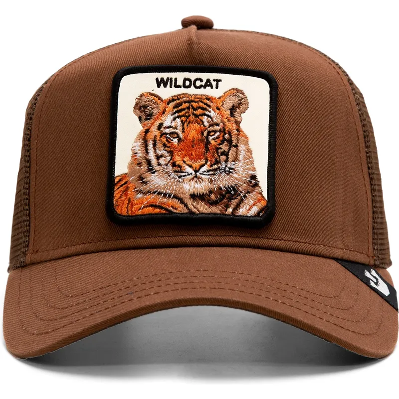 petten-gebogen-bruin-snapback-the-wildcat-tiger-the-farm-van-goorin-bros