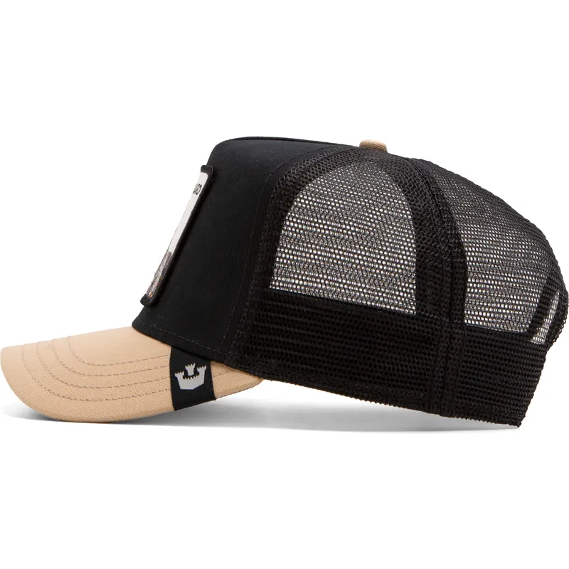 petten-gebogen-zwart-snapback-the-guard-dog-the-farm-van-goorin-bros