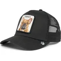 petten-gebogen-zwart-snapback-the-french-frenchie-the-farm-van-goorin-bros