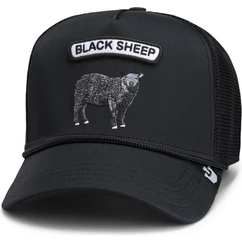 Petten gebogen zwart snapback The Farm van Goorin Bros.