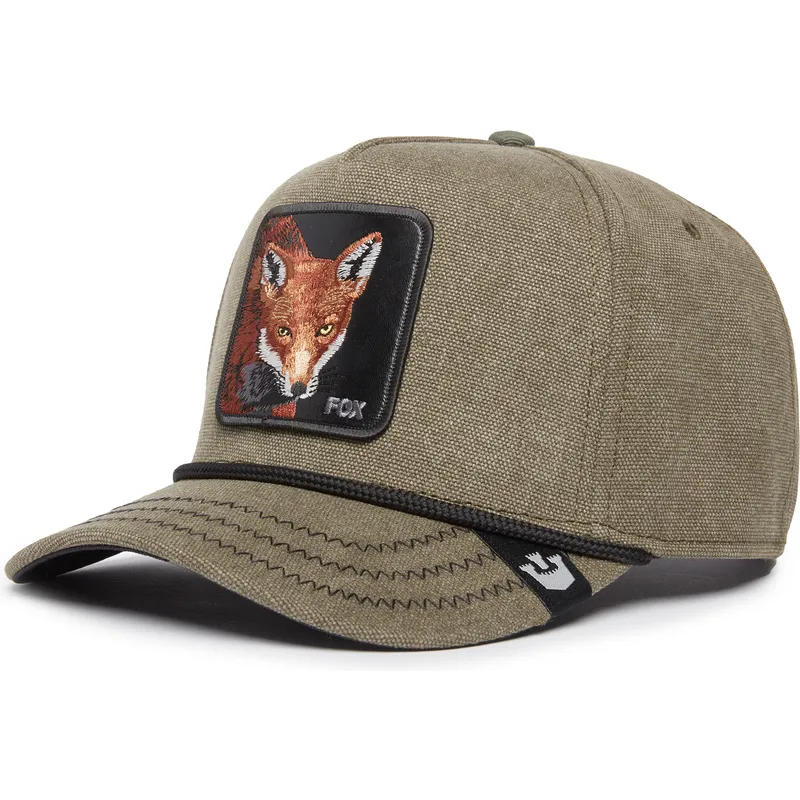petten-gebogen-groen-snapback-foxy-duck-canvas-the-farm-van-goorin-bros petten-gebogen-groen-snapback-foxy-duck-canvas-the-farm-van-goorin-bros
